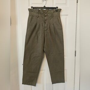 7 for all mankind High Waist Olive Color pants